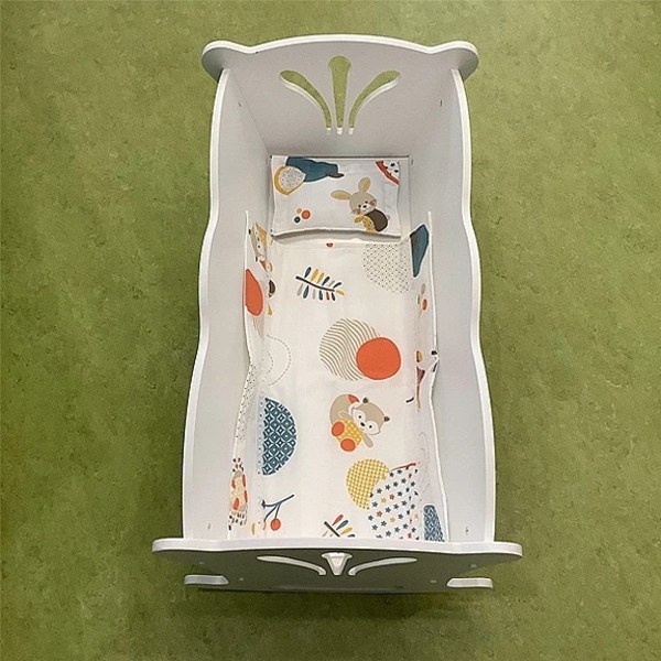 Іграшкова постільна білизна NL Baby для ліжечка 31х36 см, різнокольоровий (37544) - Pampik - 3