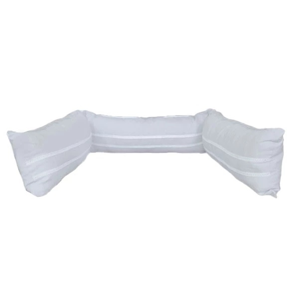 Бортик у ліжечко NL Baby, 3-сторонній, 210х25 см, сірий (852+923/033348) - Pampik