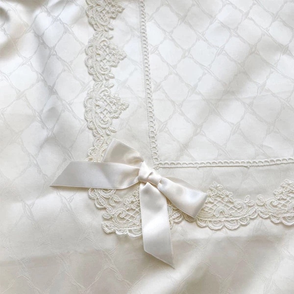 Комплект постільної білизни NL Baby, 140х100 см,молочний (870+922/032726) - Pampik - 4