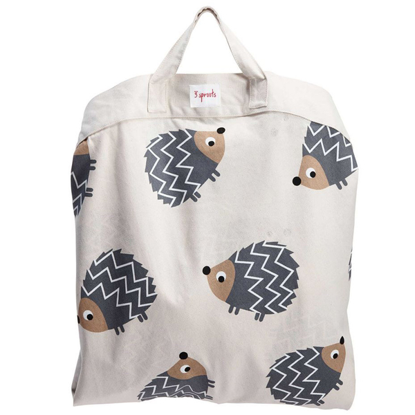 Сумка-килим для ігр 3 Sprouts Їжачки, 112 см, сірий (IPMHDG/27888) - Pampik - 3