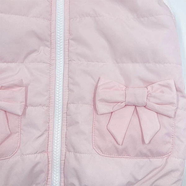 Жилет з капюшоном NL Baby, синтепух, 2-3 роки, світло-рожевий (564/37135) - Pampik - 4