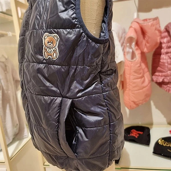 Жилет з капюшоном NL Baby на синтепоні, 2-3 роки, темно-синій (560/36805) - Pampik - 5