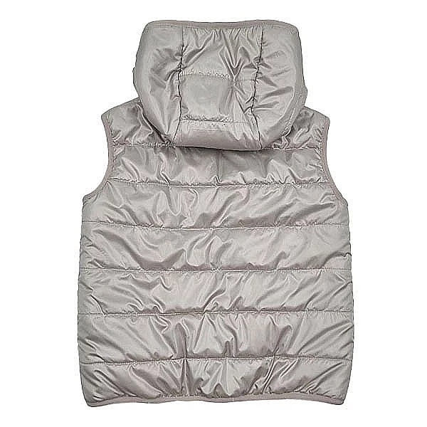 Жилет з капюшоном NL Baby, синтепух, 2-3 роки, сірий (565/37147) - Pampik - 2