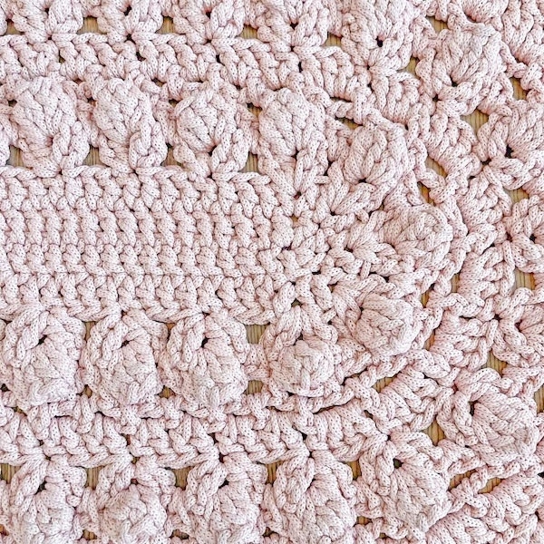 Коврик декоративный NL Baby Hand made, 77х52 см, пудровый (27530) - Pampik - 4