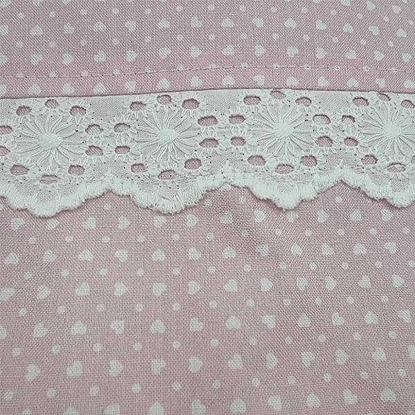 Іграшкова постільна білизна NL Baby для ліжечка 40х21 см, рожевий (878/37522) - Pampik - 3