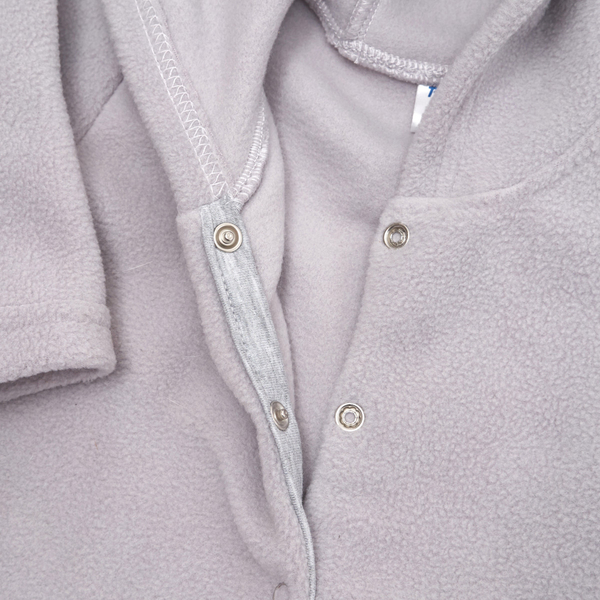 Человечек Twins, флисовый, р.68, серый (N-111TF-68-10) - Pampik - 3