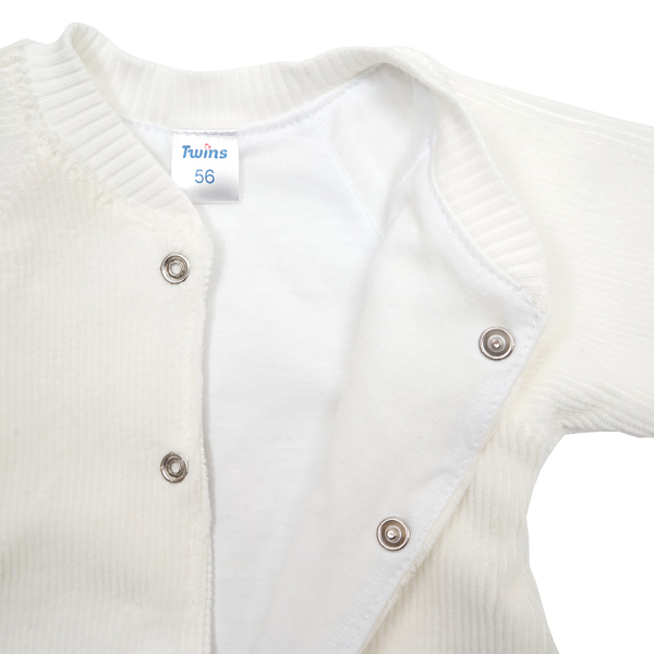 Человечек Twins Ego, велюр+, р.62, бежевый (W-161-TКEW+62-02) - Pampik - 4