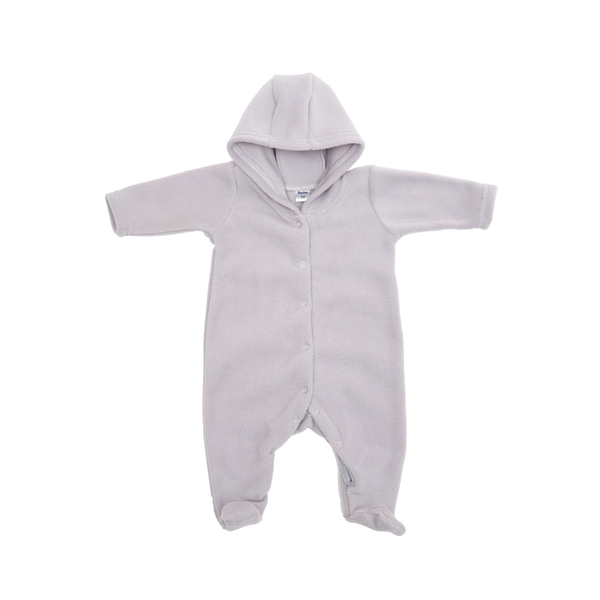 Человечек Twins, флисовый, р.68, серый (N-111TF-68-10) - Pampik