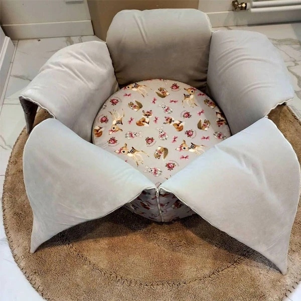 Кошик для зберігання іграшок та ігровий килимок NL Baby, 70х70х50 см, різнокольоровий (148/033987) - Pampik - 4