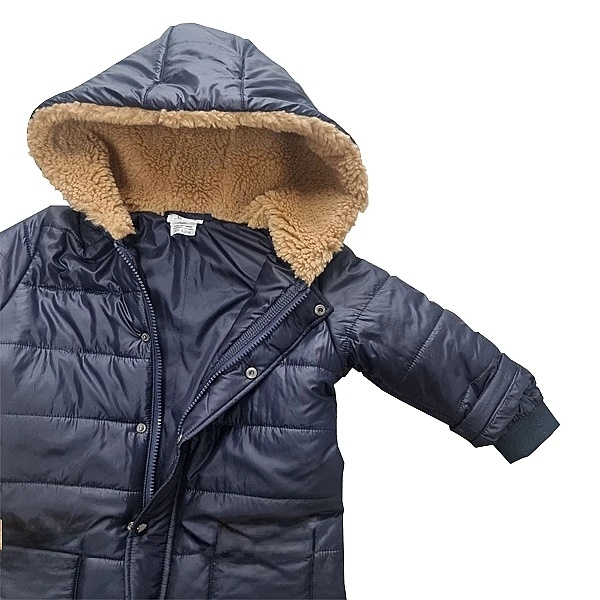 Комбінезон NL Baby з капюшоном, синтепух, 12 місяців, синій (551/37897) - Pampik - 5