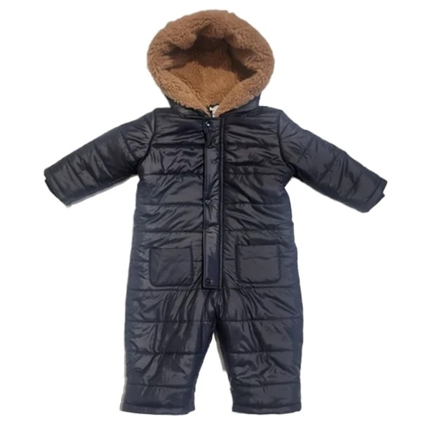 Комбінезон NL Baby з капюшоном, синтепух, 12 місяців, синій (551/37897) - Pampik