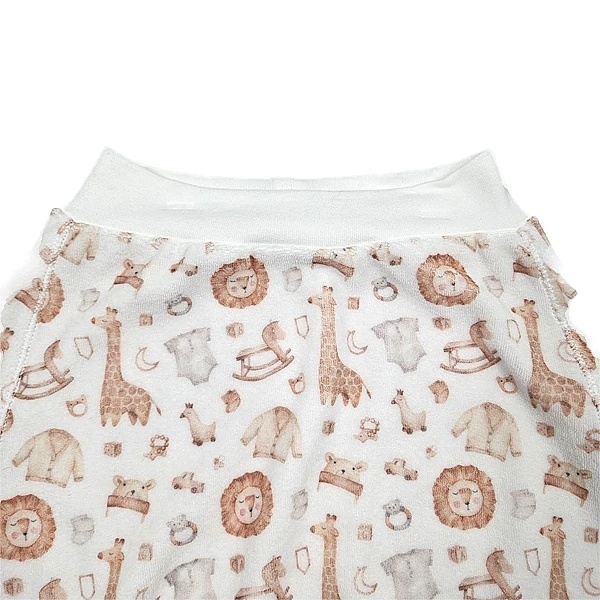 Комплект NL Baby, велюр, р.68, біло-бежевий (011/38373) - Pampik - 6