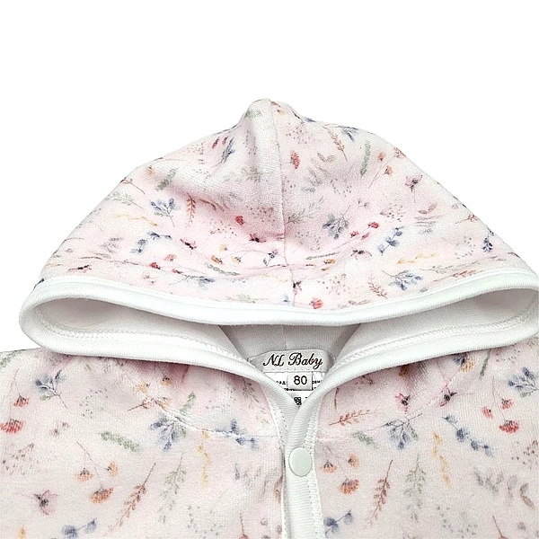 Комплект NL Baby, велюр, р.68, рожевий (013/38370) - Pampik - 5