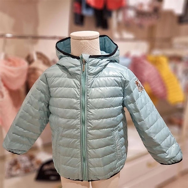 Куртка NL Baby, пухова, демісезонна, 2 роки, бірюзовий (561/36651) - Pampik - 3
