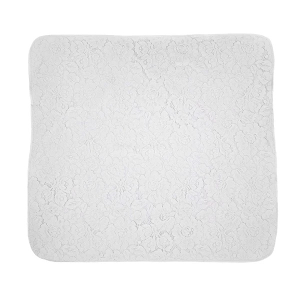 Крыжма NL Baby с кружевом, 72х72 см, белый (22086) - Pampik - 3