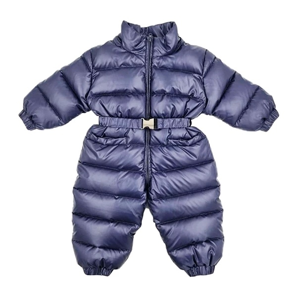 Комбинезон NL Baby, пуховый, с мехом, 12 месяцев, синий (551/36067) - Pampik - 2