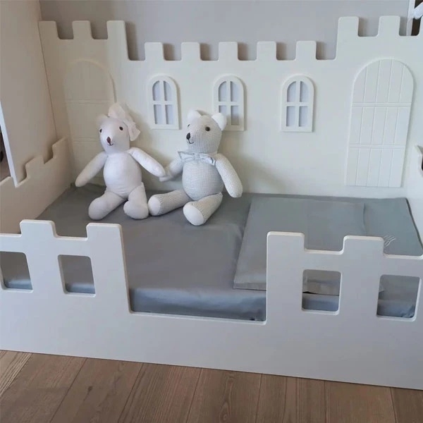 Ліжко NL Baby Замок, з підсвіткою, 140х75 см, білий (0002/036640) - Pampik - 3