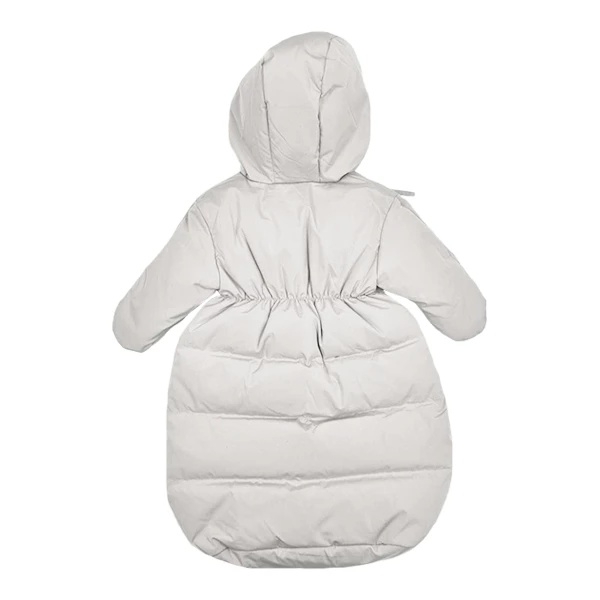 Комбинезон-конверт NL Baby, пуховый, 0-6 месяцев, серый (567/35982) - Pampik - 2