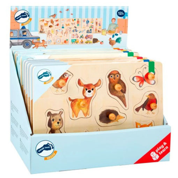 Пазл деревянный Legler Животные, в ассортименте (11341/35222) - Pampik