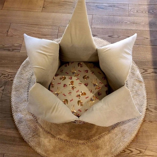 Кошик для зберігання іграшок та ігровий килимок NL Baby, 70х70х50 см, різнокольоровий (148/033987) - Pampik - 5