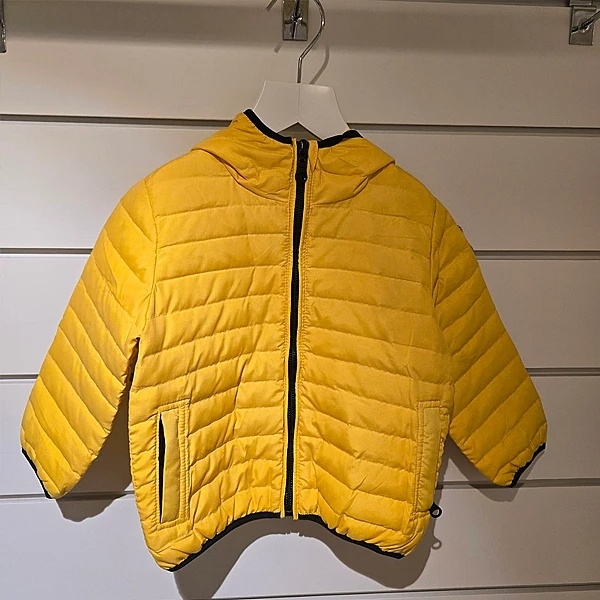 Куртка NL Baby, пухова, демісезонна, 2 роки, жовтий (554/36650) - Pampik - 2