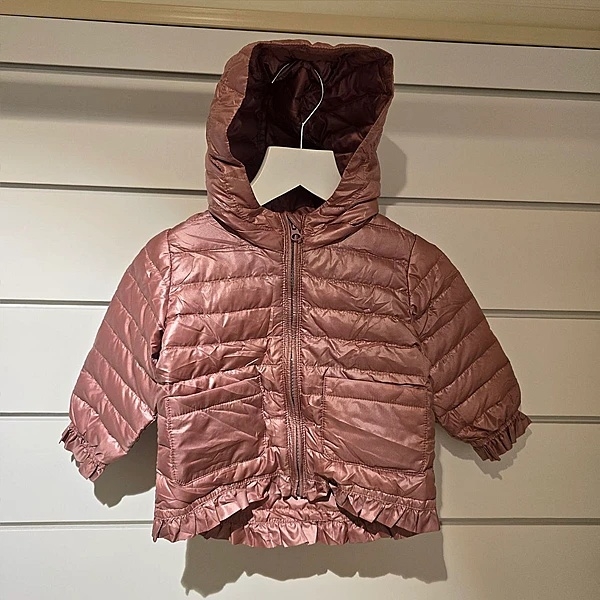 Куртка NL Baby, пухова, демісезонна, 18 місяців, чайна троянда (562/36657) - Pampik - 3