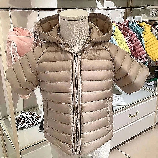 Куртка NL Baby с укороченными рукавами, пуховая, демисезонная, 2 года, бежевый (556/36645) - Pampik - 7