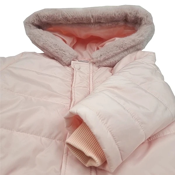 Комбинезон NL Baby с капюшоном, синтепух, 12 месяцев, розовый (551/37901) - Pampik - 6