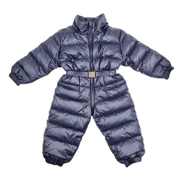 Комбинезон NL Baby, пуховый, с мехом, 2 года, темно-синий (559/36709) - Pampik - 3