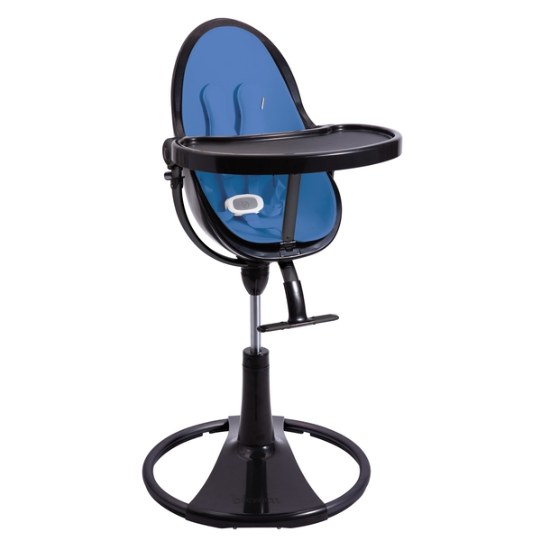 Стільчик для годування Bloom FRESCO Noir/Riviera blue - Pampik