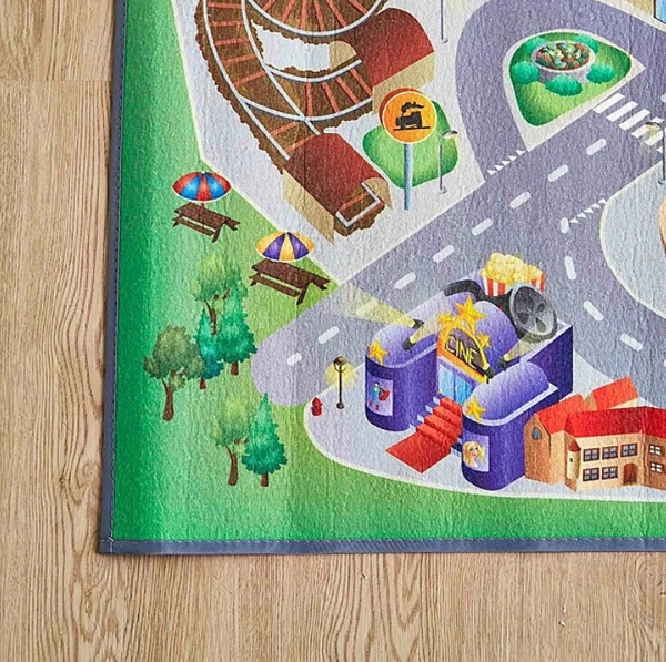 Килимок ігровий Legler Місто, 100х150 см (10408/33986) - Pampik - 4