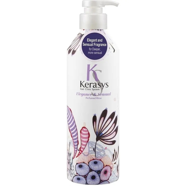 Кондиционер Kerasys Elegance&Sensual Perfumed для тонких и ослабленных волос, 600 мл - Pampik