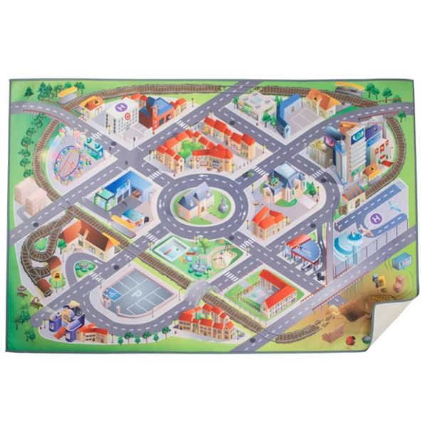 Килимок ігровий Legler Місто, 100х150 см (10408/33986) - Pampik
