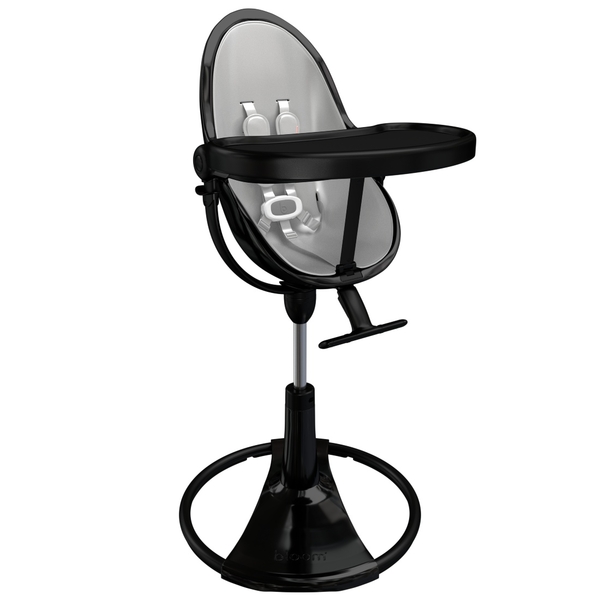 Стільчик для годування Bloom FRESCO Noir/Lunar silver - Pampik