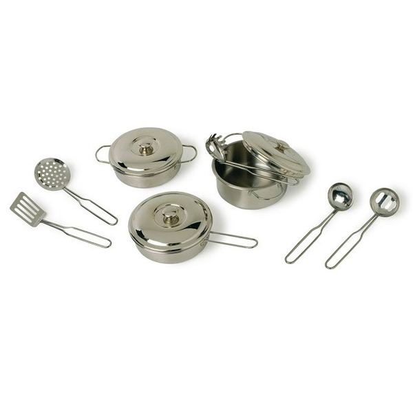 Игровой набор металлической посуды Legler (8953/33008) - Pampik - 2