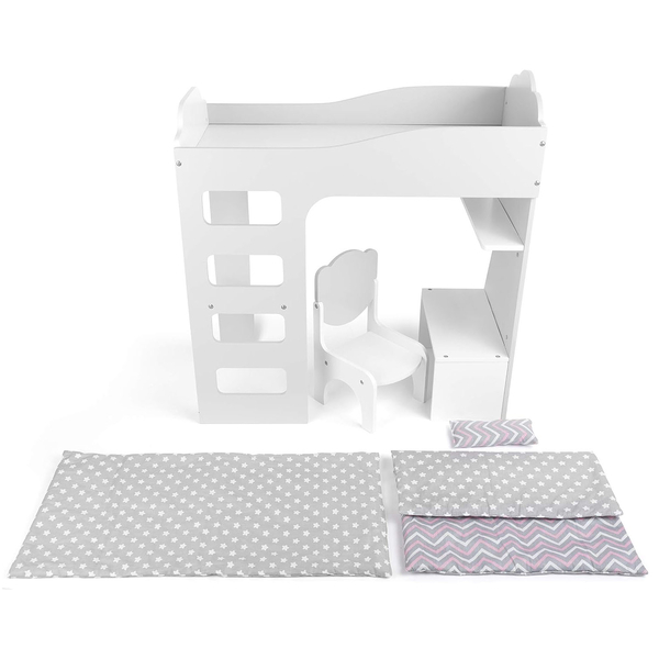 Іграшкове двоповерхове ліжко Legler, білий (12025/31472) - Pampik - 4
