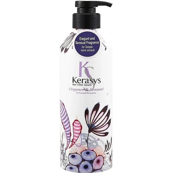 Шампунь Kerasys Elegance&Sensual Perfumed для тонкого і ослабленого волосся, 600 мл - Pampik