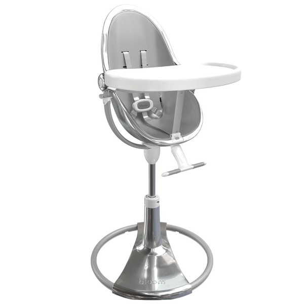 Стульчик для кормления Bloom FRESCO Silver/Lunar silver - Pampik