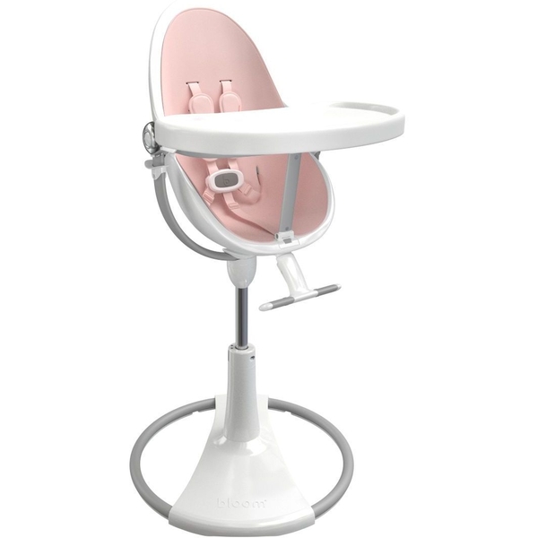 Стільчик для годування Bloom FRESCO White/Rosewater - Pampik