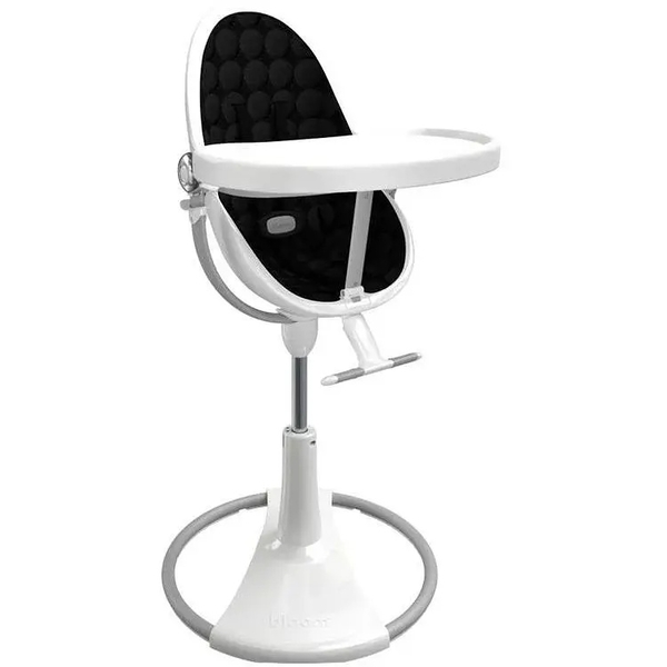 Стільчик для годування Bloom FRESCO White/Midnight black Cotton - Pampik - 2