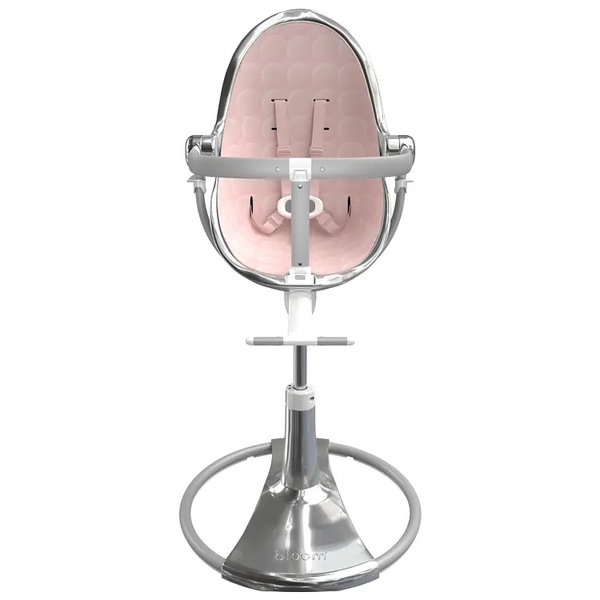 Стільчик для годування Bloom FRESCO Silver/Blush pink Cotton - Pampik - 2