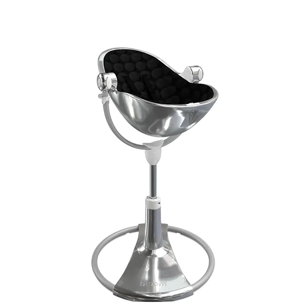 Стульчик для кормления Bloom FRESCO Silver/Midnight black Cotton - Pampik - 5