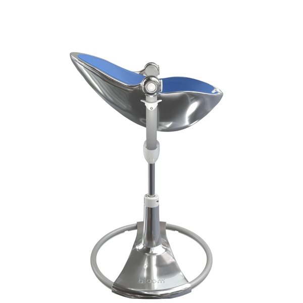 Стульчик для кормления Bloom FRESCO Silver/Riviera blue - Pampik - 6