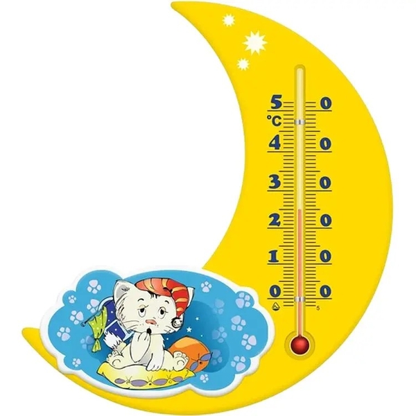 Термометр Склоприлад Сувенір П-17, жовтий - Pampik