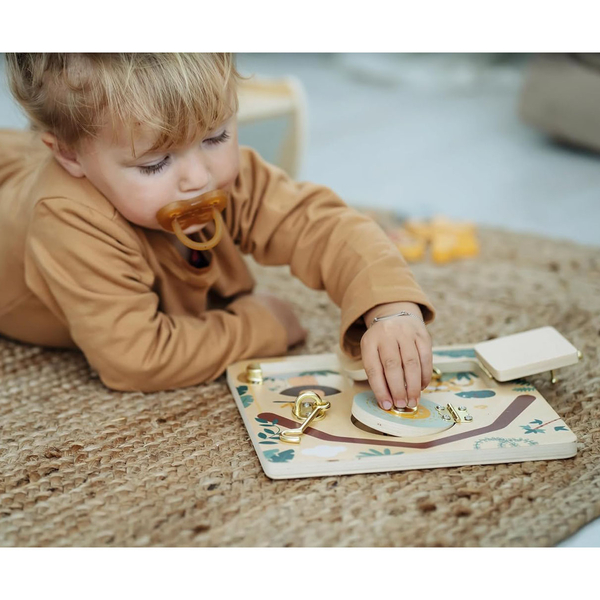 Пазл-бізіборд дерев'яний розвиваючий Legler Тварини (12460/37673) - Pampik - 7