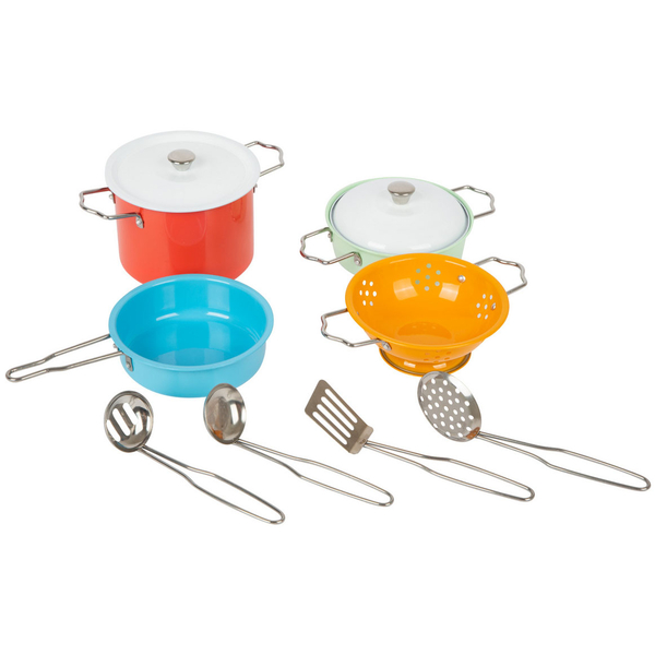 Игровой набор металлической посуды Legler (11751/37658) - Pampik