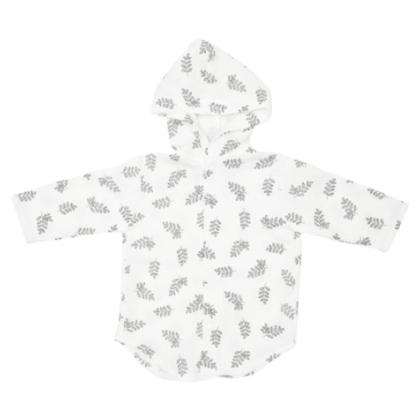 Сорочка Twins Aero з капюшоном, муслін, р.86, різнокольоровий (W121-TS-AE-01) - Pampik