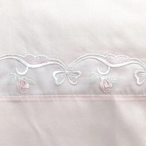 Комплект постельного белья NL Baby, 100х80 см, розовый (863+901/32434) - Pampik - 4