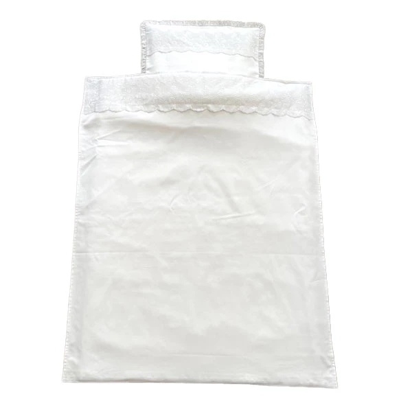 Комплект постельного белья NL Baby, 100х80 см, белый (880+931/33356) - Pampik