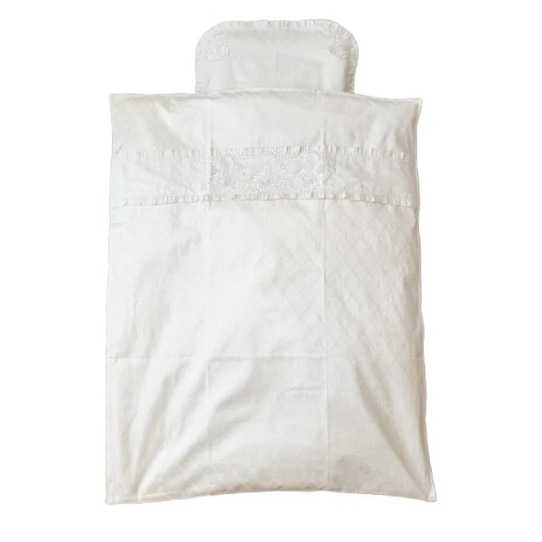 Комплект постільної білизни NL Baby, 100х80 см, молочний (870+926/32725) - Pampik